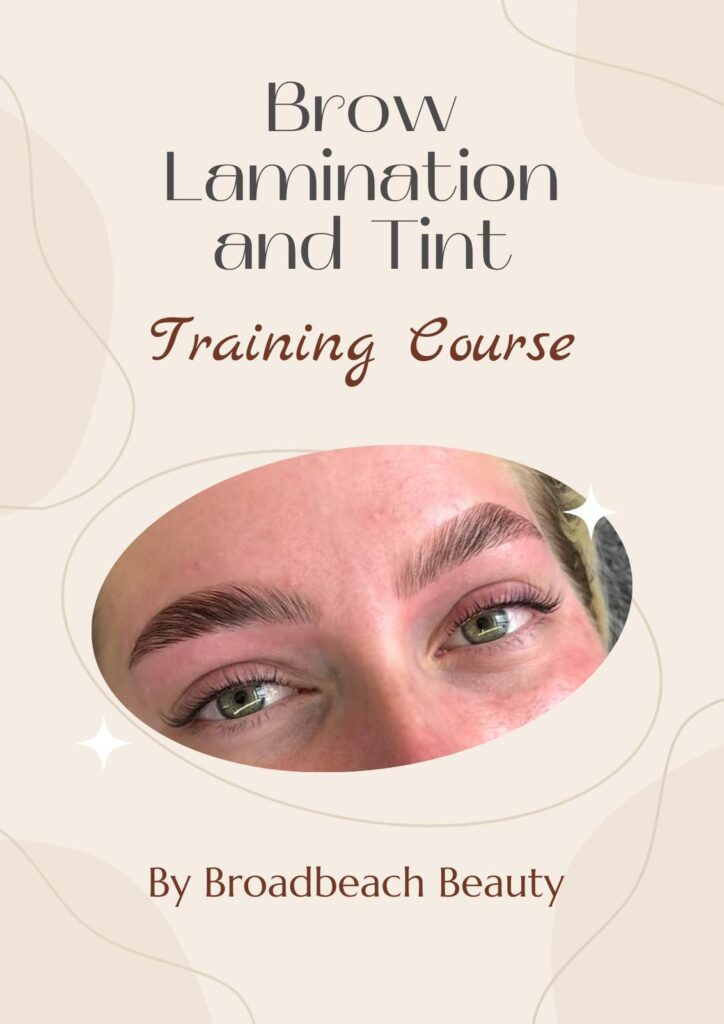 Brow lamination online training course